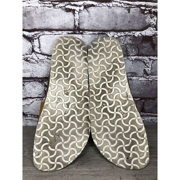 Betula Birkenstock Orange Leather Cork Strap Slide Sandals Women Sz 39EU/8.5M US - Picture 15 of 16